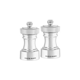 Coffret de moulins sel et poivre Hoxton Argent 104 mm